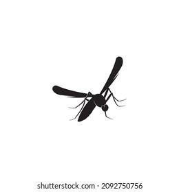 Mosquito Logo Design Vector Illustration. Mosquito Design Template