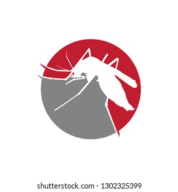 mosquito logo icon design template vector
