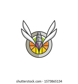 mosquito logo icon vector technology