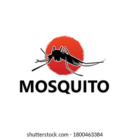Mosquito Logo Template Design Vector