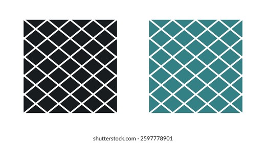 Mosquito net colored icon set. Stock Vector