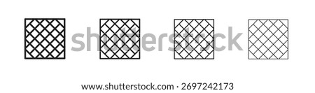 Mosquito net icon collection. Line vector sign, symbol for web and mobile