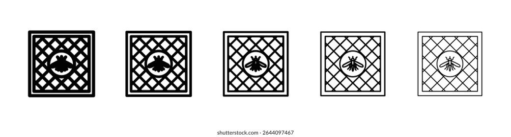 Mosquito net icon concept. graphic design, logo, Web, UI.