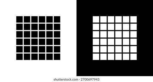 Concepto de diseño de iconos de mosquiteros. iconos planos de Vector