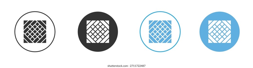 Conjunto de diseño de Plantilla de logotipo de icono de mosquitera