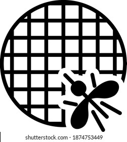 Mosquito Net Icon , Vector Illustration