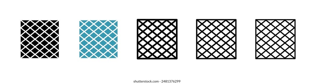 Mosquito net line icon vector set.