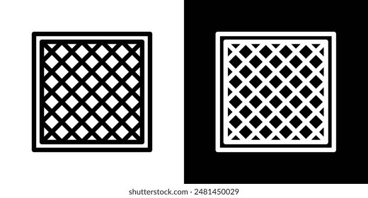 Mosquito net line icon vector illustration set.