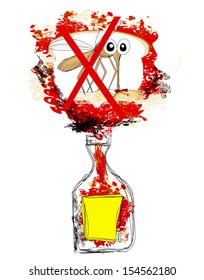 mosquito poison bottle