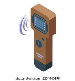 Mosquito protective device icon isometric vector. Dengue protection. Bite person