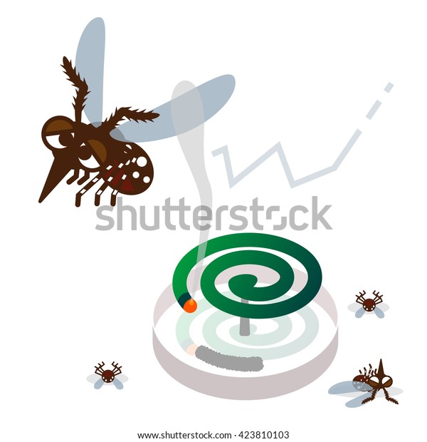 Mosquito repellent coil and\
mosquito