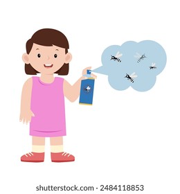 Repelente de mosquitos. concepto de control de mosquitos