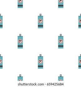 Mosquito repellent spray pattern seamless flat style for web vector illustration