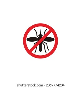 Símbolo de Mosquito símbolo vector icono