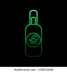 mosquito spray line nolan icon. Simple thin line, outline vector of camping icons for ui and ux, website or mobile application