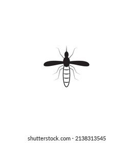 Moskito-Vektorsymbol, Illustrationsdesign-Vorlage.