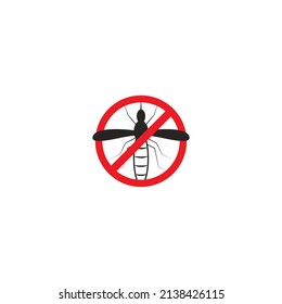 icono del vector de mosquitos, plantilla de diseño de ilustración.