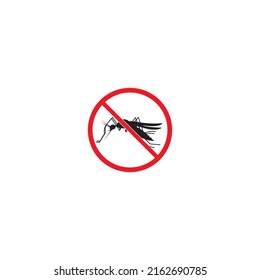 icono del vector de mosquitos, plantilla de diseño de ilustración.