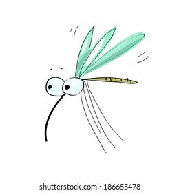 mosquito vector illustration isolated