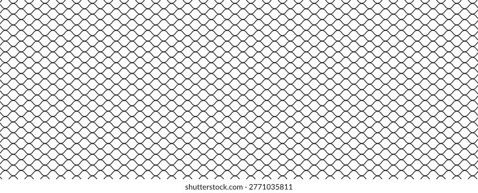 Mosquito wire window mesh seamless pattern in PVC. Protecting doorways from flies and other flying insects. Vector background.