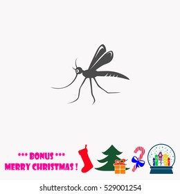 Mosquitoe  vector illustration.