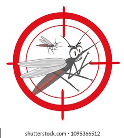 mosquitoes with mosquito target.