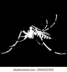 Mosquitoes are small, winged insects that are very annoying and some of them carry diseases such as dengue and malaria