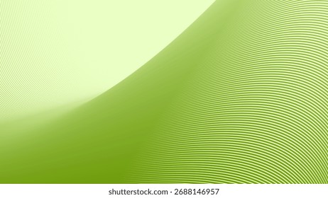 Fundo abstrato verde musgo com linha de listras no design geométrico minimalista moderno do padrão