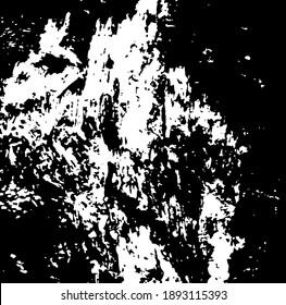 Moss on a tree trunk. Design element. Background texture, vector illustration. 