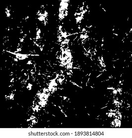 Moss en el tronco de un árbol. Elemento de diseño. Textura de fondo, ilustración vectorial. 