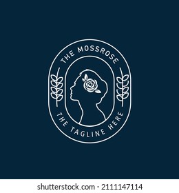 The Mossrose Logo For Beauty Academy