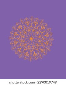 Diseño de Mandala más atractivo y elegante