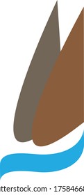 Das schönste Boot-Logo und Vektordesign.