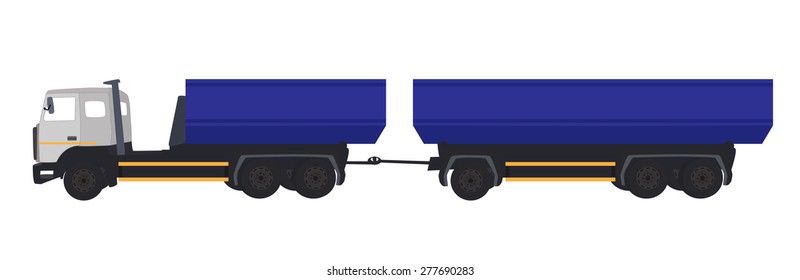 Most Car Truck. Vector Illustration. EPS10.