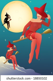 Most charming witch in red