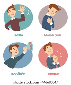 The Most Common Phrases - Hello, Thank You, Goodbye, Please