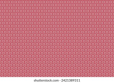 Most contemporary Thai fabric patterns are flower shaped and surrounded by hexagons making them look like coins white background Each channel makes the image look three dimensional Use as wallpaper