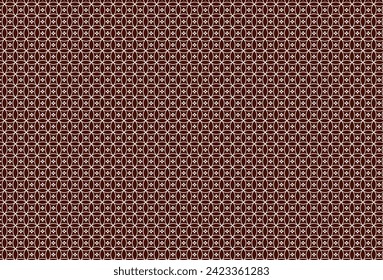 Most contemporary Thai fabric patterns are triangles squares and circles The inside pattern is a flower There are beautiful patterns Each channel makes the picture look dimensional has a colored 