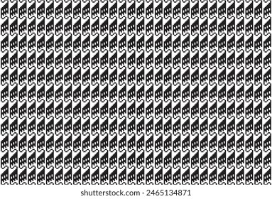 Most contemporary Thai fabric patterns are squares of various sizes tones of white and black and stacked together to form a pattern of the same size Retro pattern fabric for cotton 
