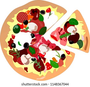 The most delicious pizza