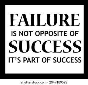 most famous quotes about failure and success black and white