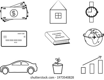 The most important items in rich world. Motivation!
