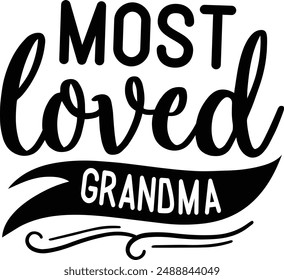 Most loved grandma grandma design