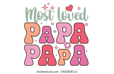 Das beliebteste Retro-T-Shirt-Design von Papa Valentine