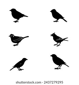 most popular black bird silhouette 