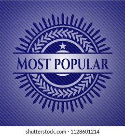 Most Popular with denim texture