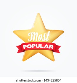 Most Popular Shopping Ribbon Star