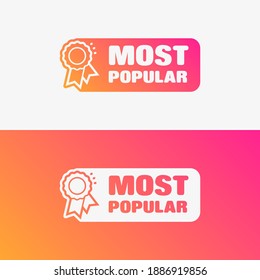 Most Popular Shopping Vector Label Set