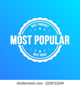 Etiqueta más popular de vectores de compras 