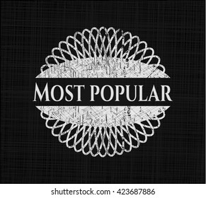 Most Popular written on a blackboard